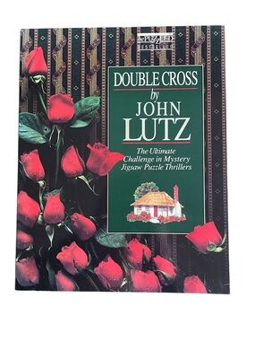 BEPUZZLED jigsaw mystery puzzle Double Cross John Lutz Challenging thriller EUC
